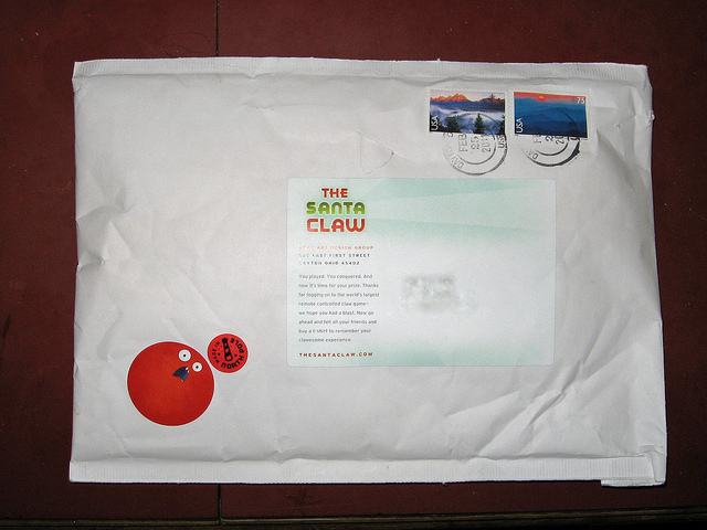 Santa Claw Envelope