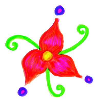 Thing-A-Day 2012 Day 3: Flower Doodle